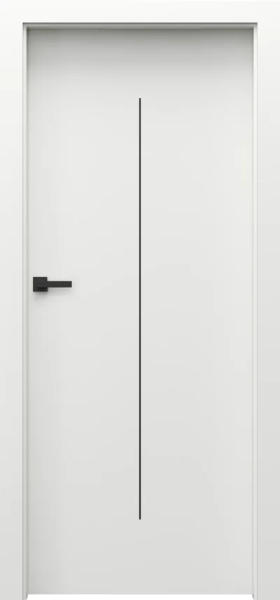 Uși interior Porta Desire Model 6 Insertii Decorative Negre